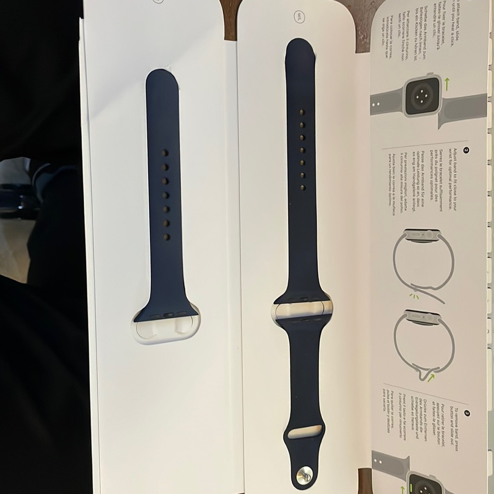 Deep navy sport band for Apple Watch 44mm